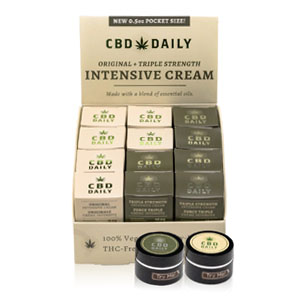 NEW POCKET SIZE | CBD Intensive Cream & Triple Strength